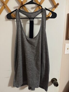 Old Navy Gray Racerback Tank Top